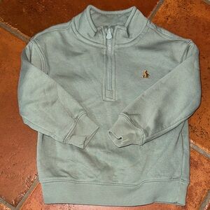 GAP Kids Green Half-Zip Sweatshirt